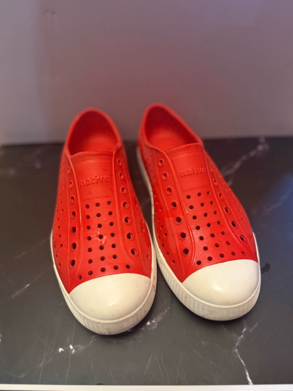 Native Red Kids Slip-On Water-Resistant Shoe - Picture 2 of 6